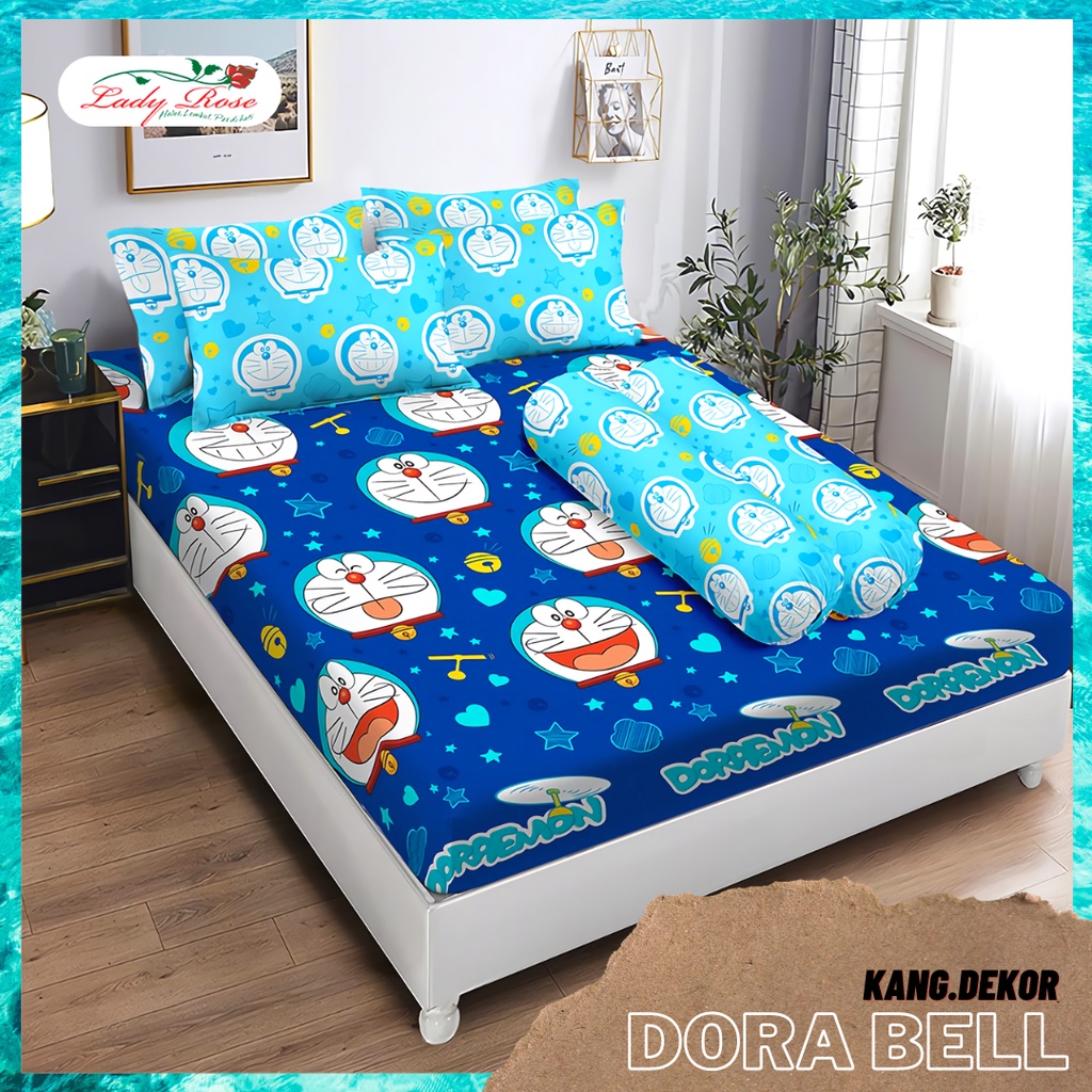 SPREI LADY ROSE 160X200 NO 2 QUEEN DORAEMON BELL SEPRAI KARAKTER KARTUN KAMAR TIDUR SEPREI LADYROSE TERBARU PROMO MURAH PREMIUM ANTI LUNTUR SEPRAI KARTUN ANAK KARAKTER SEPREI CANTIK SEPRE PROMO ANTI LUNTUR MOTIF LADYROSE SPREI ADEM