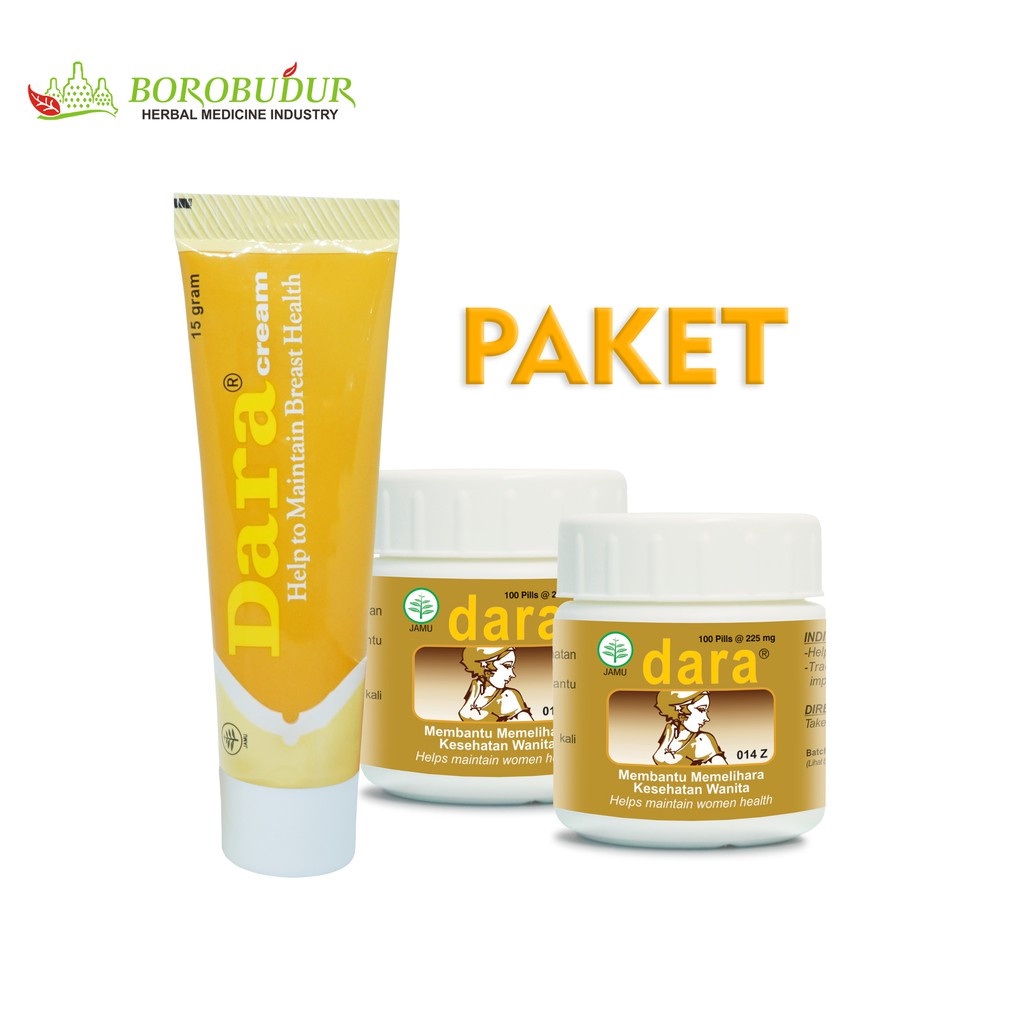 paket pembesar payudara cream + pil dara borobudur aman BPOM HALAL MUI BPOM