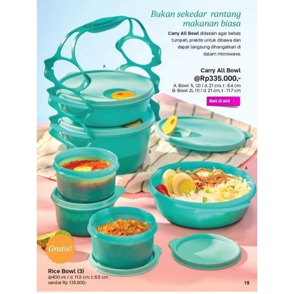 Tupperware || Carry all bowl