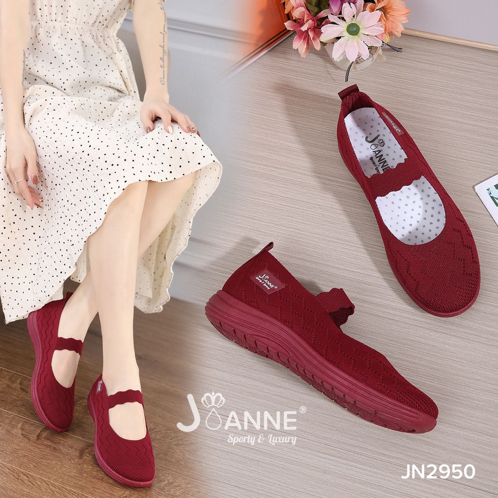 JOANNE FlyKnit Flat Shoes #JN2950 ORIGINAL