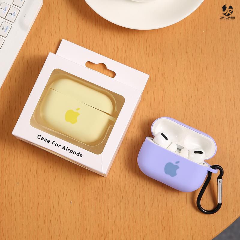 Silicone CASE APPLE AIRPODS GEN 3 Gen 2 Gen 1 Airpods Pro 1 2 2022 LOGO APPLE Softcase Pouch + Kaitan Cantolan AirPods 1 2 Earpods Inpods Headset Bluetooth Tws