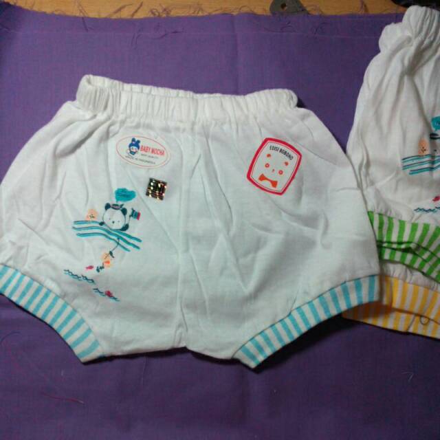 3 pc Celana pendek baby bayi anak 1 th