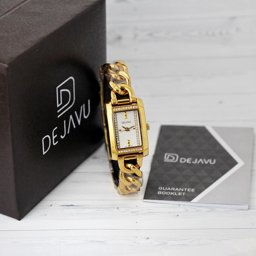 JAM TANGAN WANITA DEJAVU 5002 STAINLESS STEEL ORIGINAL
