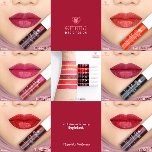 ❤️ MEMEY ❤️ EMINA Magic Potion Lip Tint 5.5ml