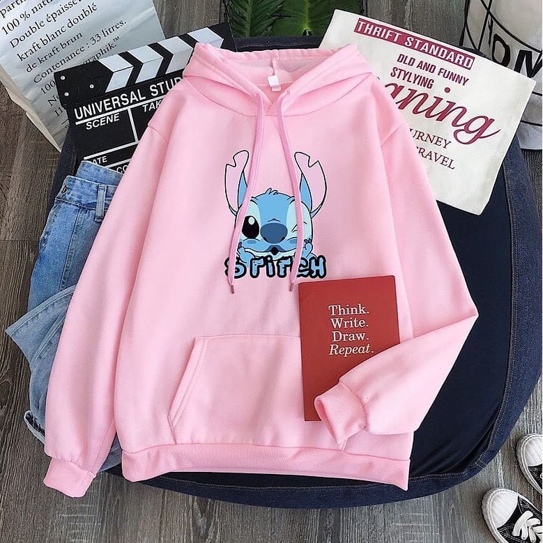 HOODIE WANITA STICH TEBAL - JUMPER KEKINIAN TERLARIS