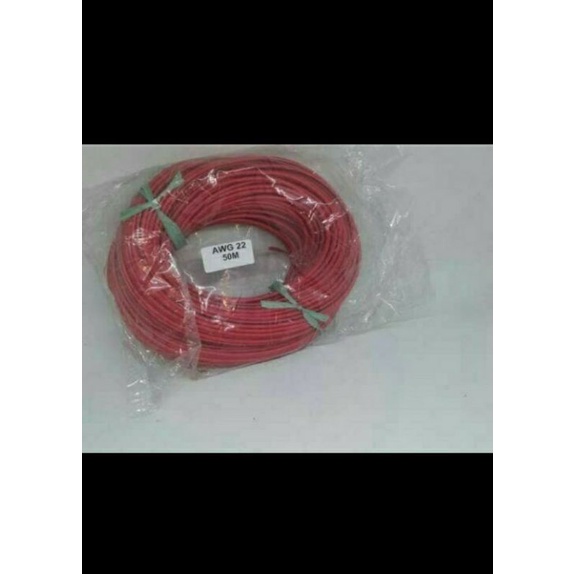 kabel awg 22 1rol panjang 50meter