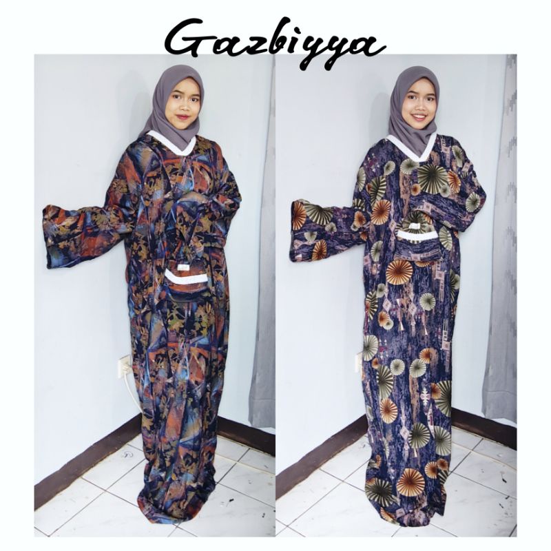 Mukena Abaya Turki Untuk Sholat Original Viscose printing Premium