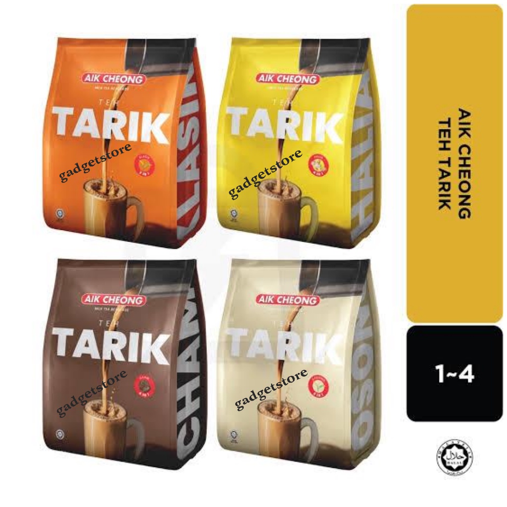 

Aik Cheong Teh Tarik isi 12 sachet