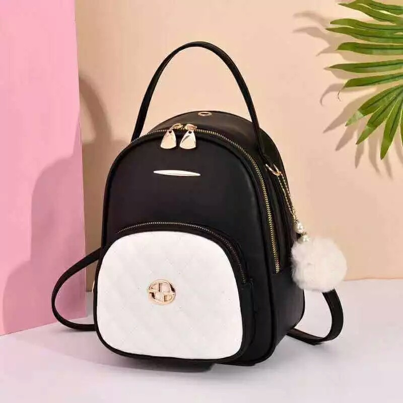 JK  1KG 749 MUAT 2PCS TAS RANSEL SELEMPANG FASHION IMPORT MULTIFUNGSI