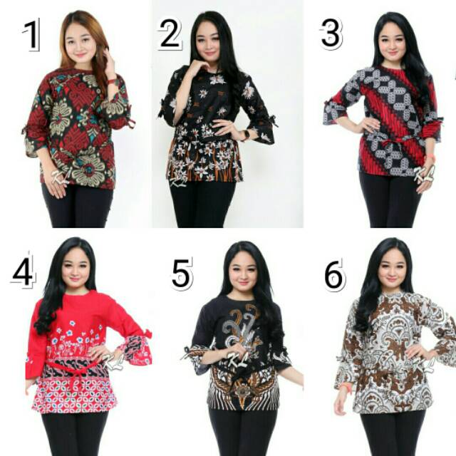 Atasan batik  wanita Shopee Indonesia