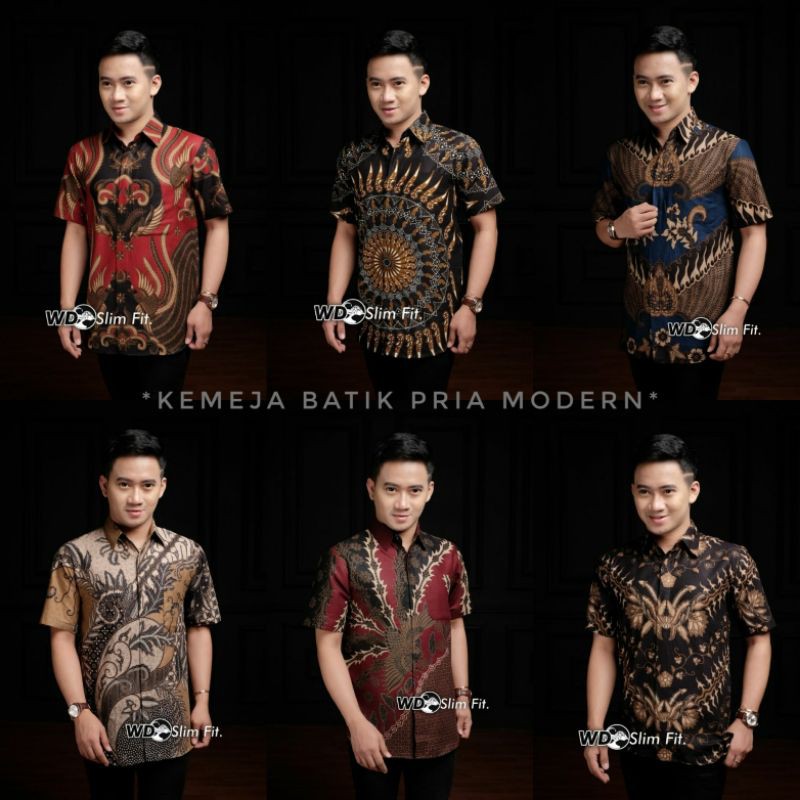 Baju Batik Pria Gus Azmi Syubbanul Muslimin Batik Katun Halus Hadroh Azzahir Hilwa Ala Santri Modern