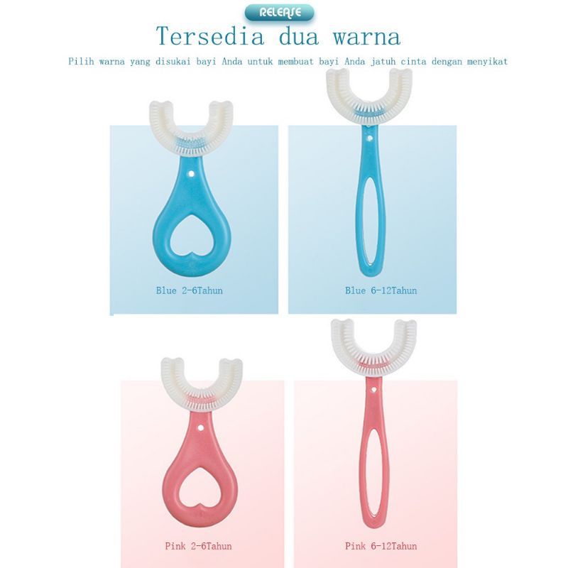 SIKAT GIGI U SIKAT GIGI SILIKON BAYI BENTUK U SIKAT GIGI BAYI