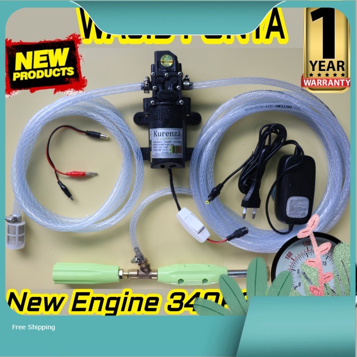 MaxPower 340PSI Mesin Cuci AC Motor Mobil Alat Steam Power Sprayer