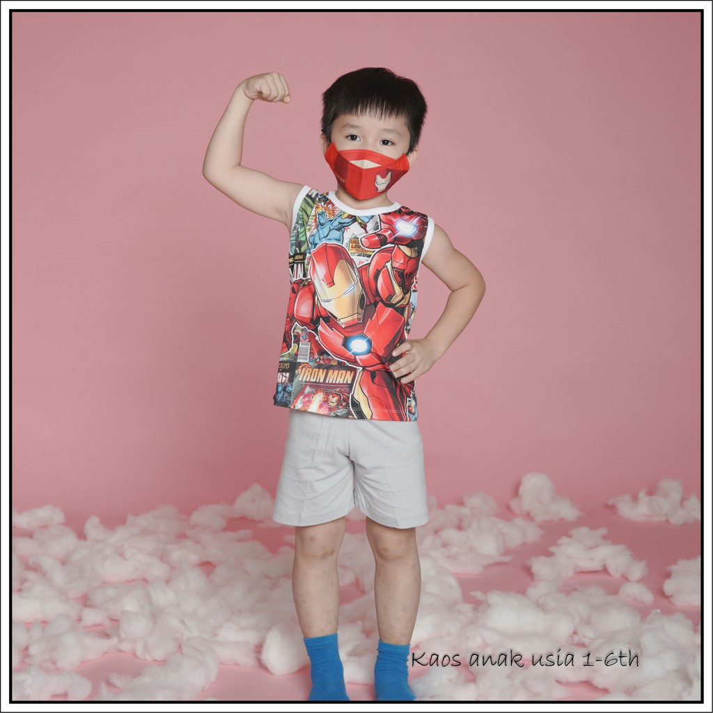 Masker Kain Anak 3D Origami