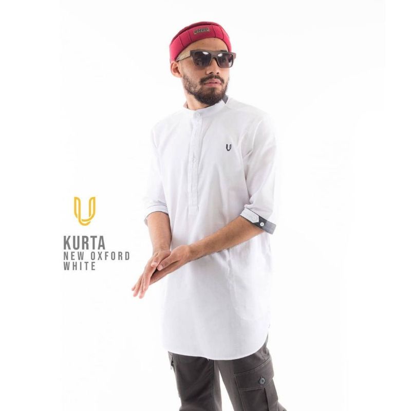UHUD KURTA 3/4 WHITE