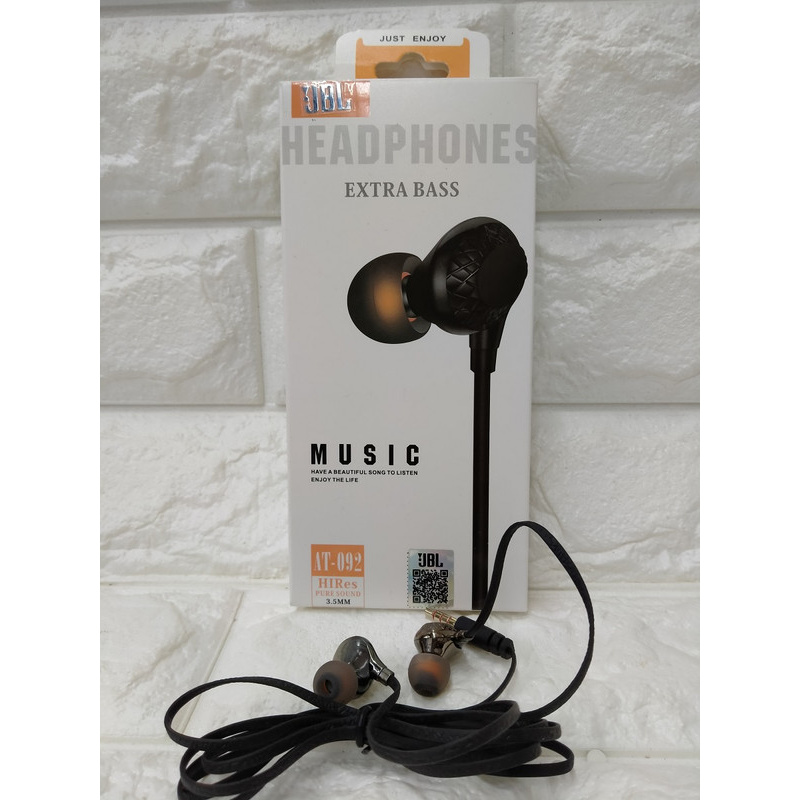 HF HANDSFREE HEADPHONE HEADSET EARPHONE AT-092