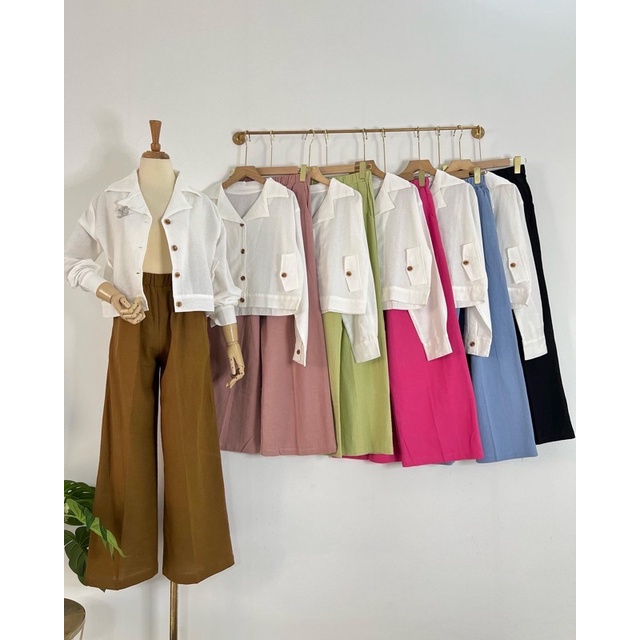 Lauren Button LS set with