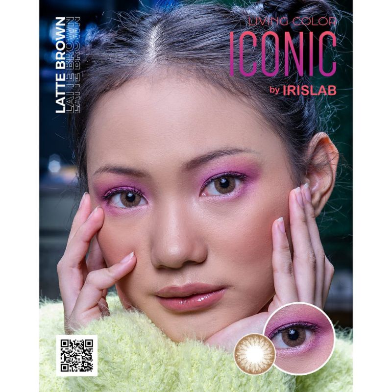 SOFTLENS LIVING COLOR ICONIC NORMAL BY IRISLAB DIA 14.4MM