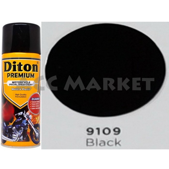 Pilox Diton Premium Pilok Pylox Hitam Black 9109