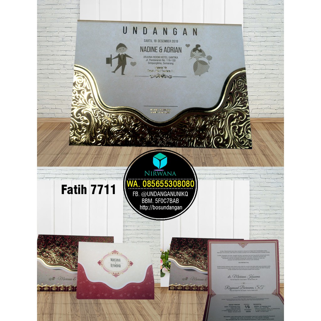 Blangko Kosong | Isi | Fatih 7711 | Fatih 7712 |  Fatih 7713 I Fatih 7714 Undangan Kosongan Fatih