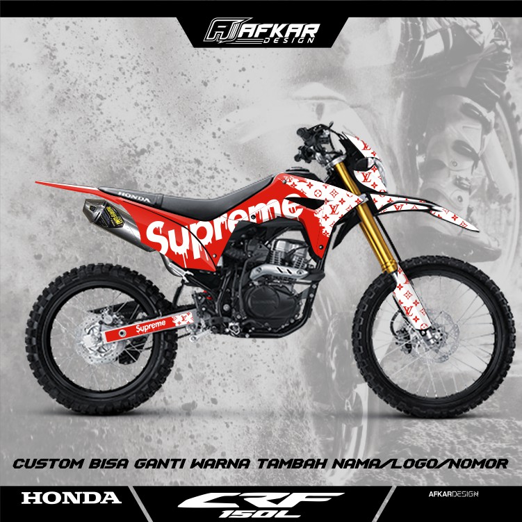 DECAL CRF150L SUPREME DESIGN SUKA SUKA