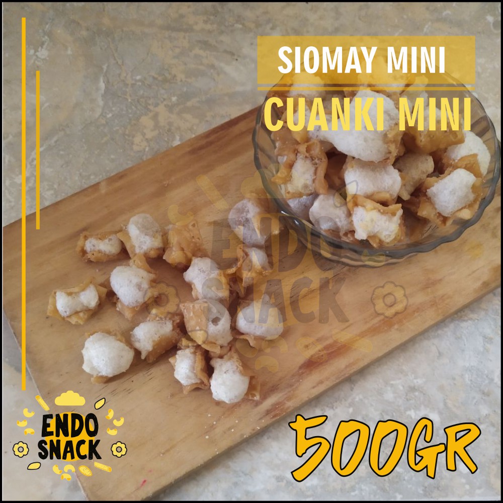 

500 Gr Siomay Mini Kerikil Cuanki Pangsit Gurilem Garut Toping Baso Aci