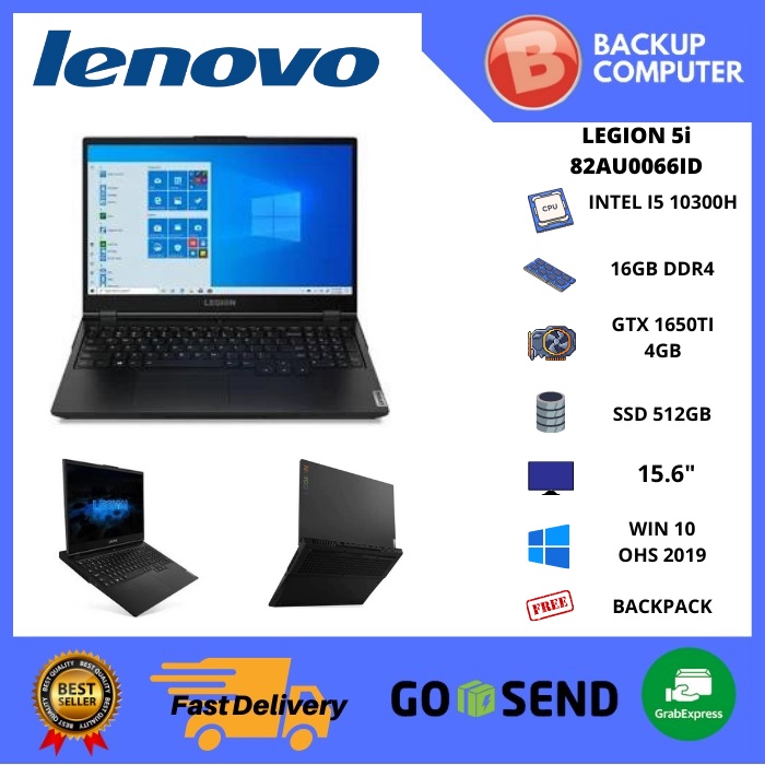 LAPTOP LENOVO Legion 5i 82AU0066ID i5-10300H