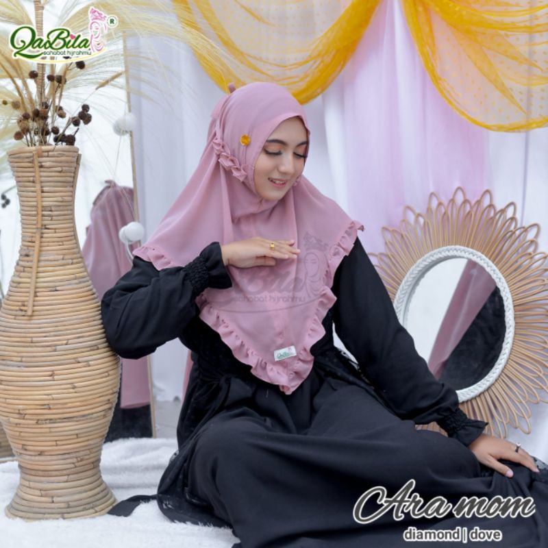 Bergo ara mom by QaBila | kerudung ara |