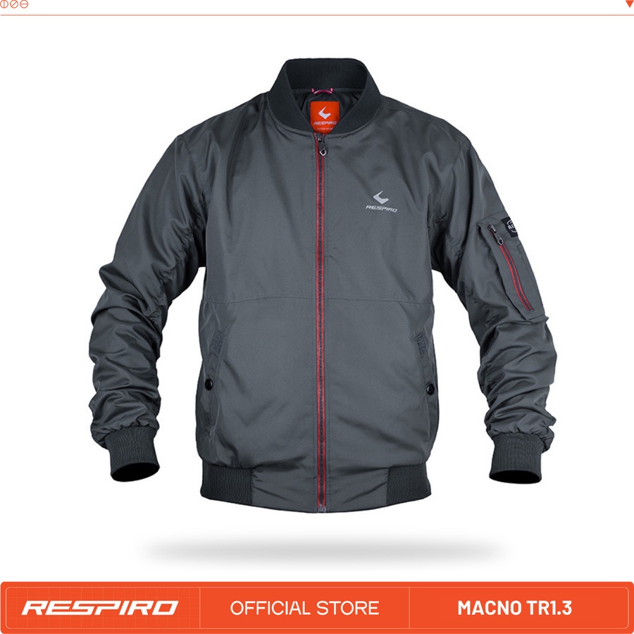 Jaket Motor Bomber Windproof Respiro Macno R1.3 Urban Chic | Original