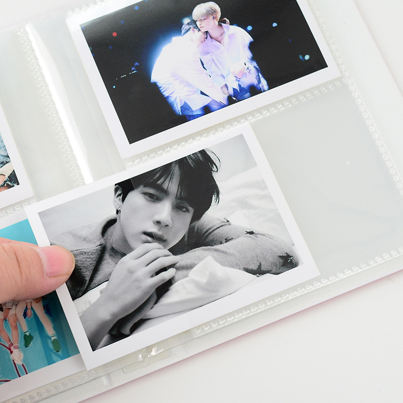 Cartoon Heart Album Holds 64 Mini Photos Instax Album Photo Album for Mini  &amp; Name Card 7s 8 25 50s Mini Photo Album