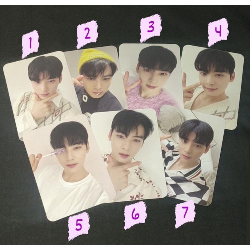 Photocard Cha Eunwoo Dicon Official