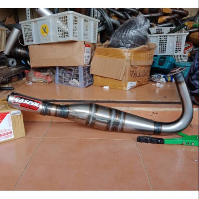 Knalpot Kolong Kupang RX King Spesialis Bleyer Bleyer