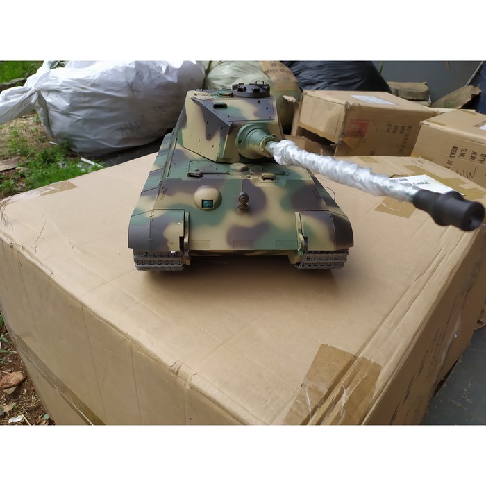 Rc Tank Heng Long German King Tiger 1/16 2.4Ghz (Smoke & Sound) Ze33821