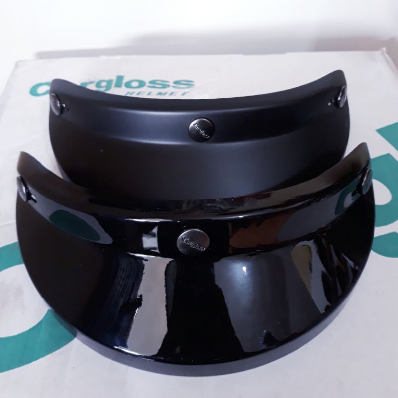 pet helm cargloss original warna hitam dop dan glosy
