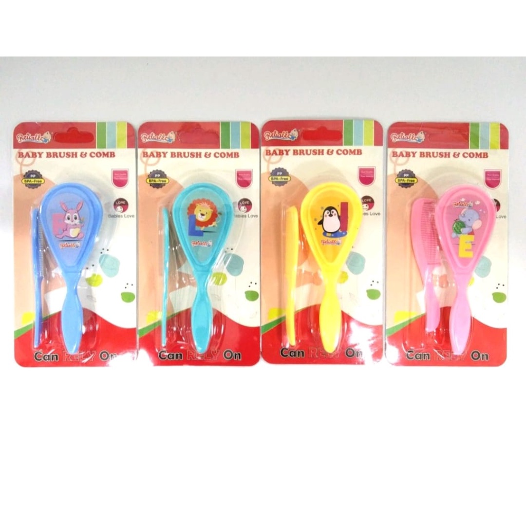 Sisir Bayi Reliable / Baby Brush &amp; Comb