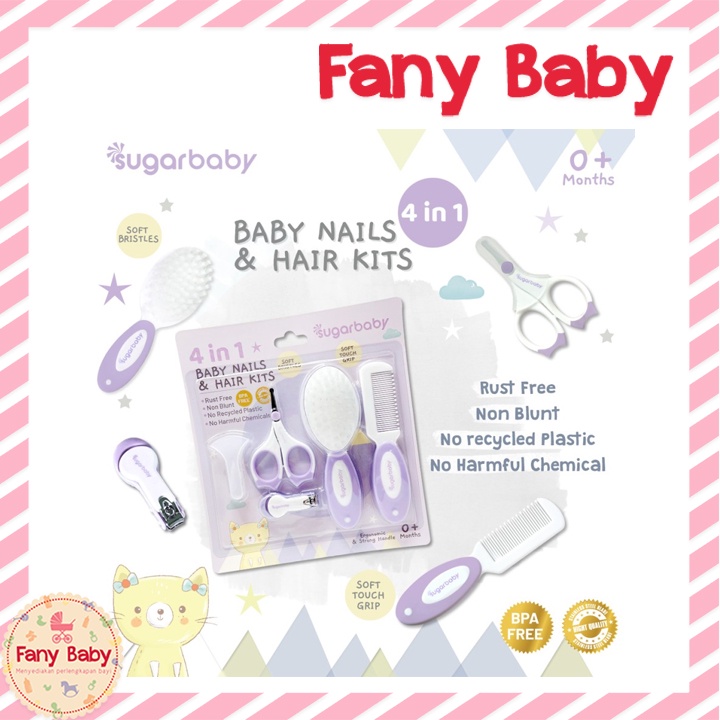 SUGAR BABY 4 IN 1 BABY NAIL &amp; HAIR KITS