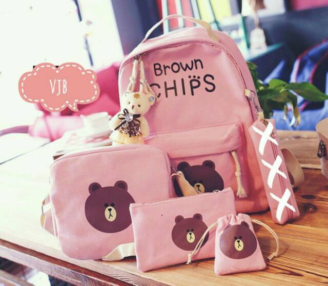 Tas Termurah/terlaris/ransel bronchips set