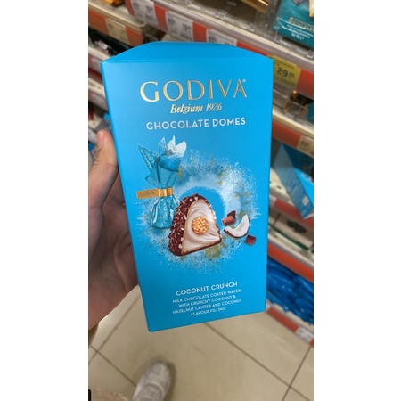 GODIVA CHOCOLATE DOMES COCONUT CRUNCH BOX