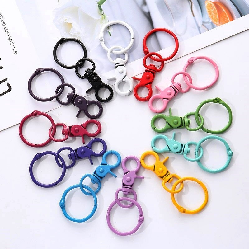 DIY Aksesoris Lobster Bulat Metal Pengait Gantungan DIY Aksesoris Lobster Bulat Metal Pengait Gantungan