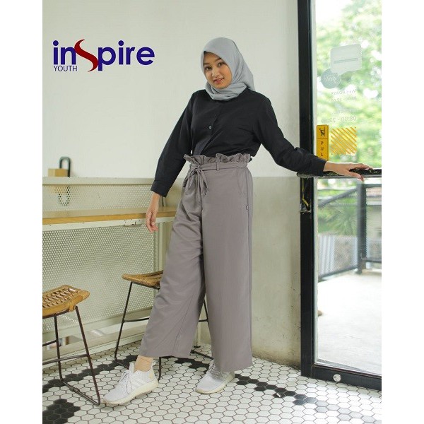 INSPIRE KULOT IK 02 BAHAN KATUN POLYESTER RAYON CELANA LONGGAR SYARI FASHION MUSLIM UNTUK REMAJA