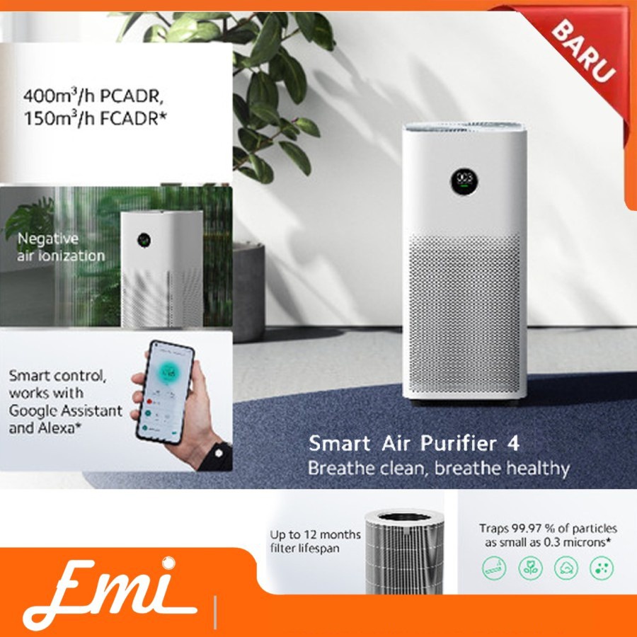 Smart Air Purifier 4 Penyaring Pembersih Udara