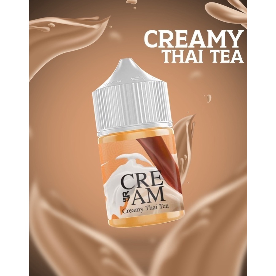 LIQUID CREAM CREAMY THAI TEA - LIQUID CREAM THAI TEA R57 - 60ML