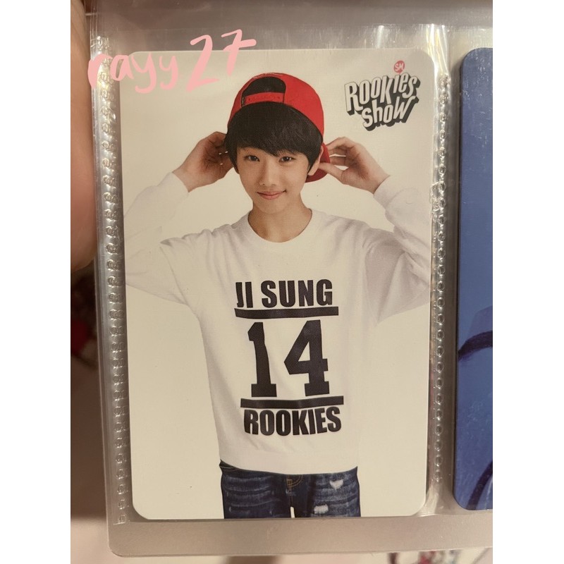 photocard jisung sm rookies matte BOOKED