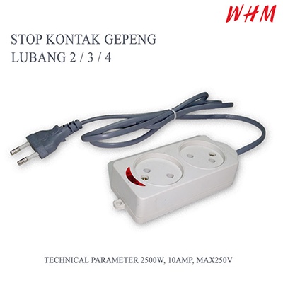 STOP KONTAK 2,3,4 LUBANG PANJANG 1,5M + KABEL / STOP KONTAK KABEL / Colokan listrik