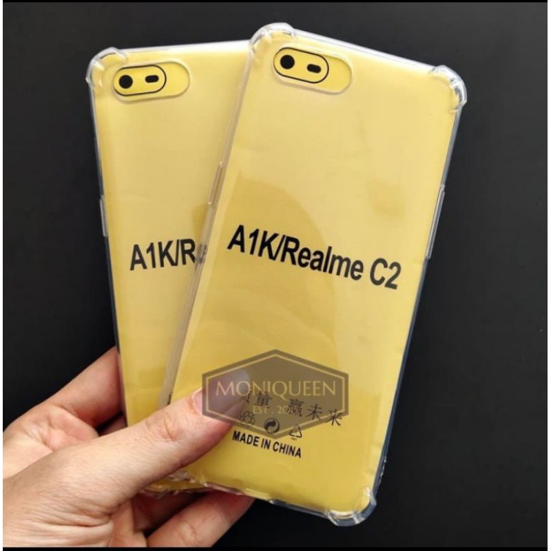 ANTICRACK SOFTCASE SILIKON PUTIH BENING CASE CASING OPPO A1K REALME C2 CASE KESING