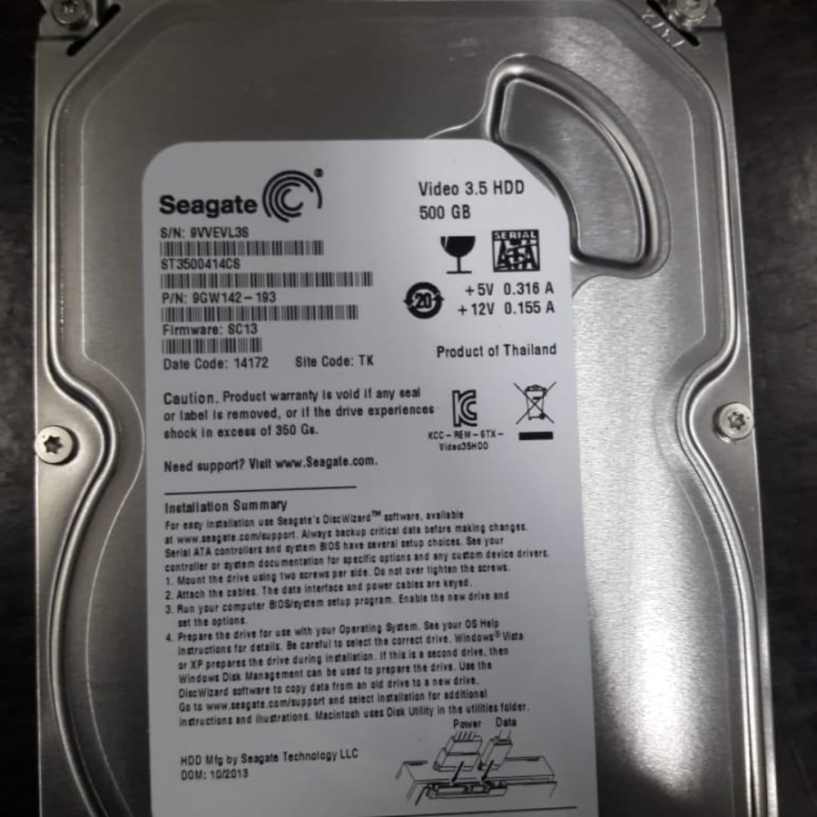 hdd 500gb seagate