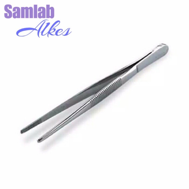 Pinset Anatomi 14 cm / Pinset Anatomis / Thumb Dressing Forcep