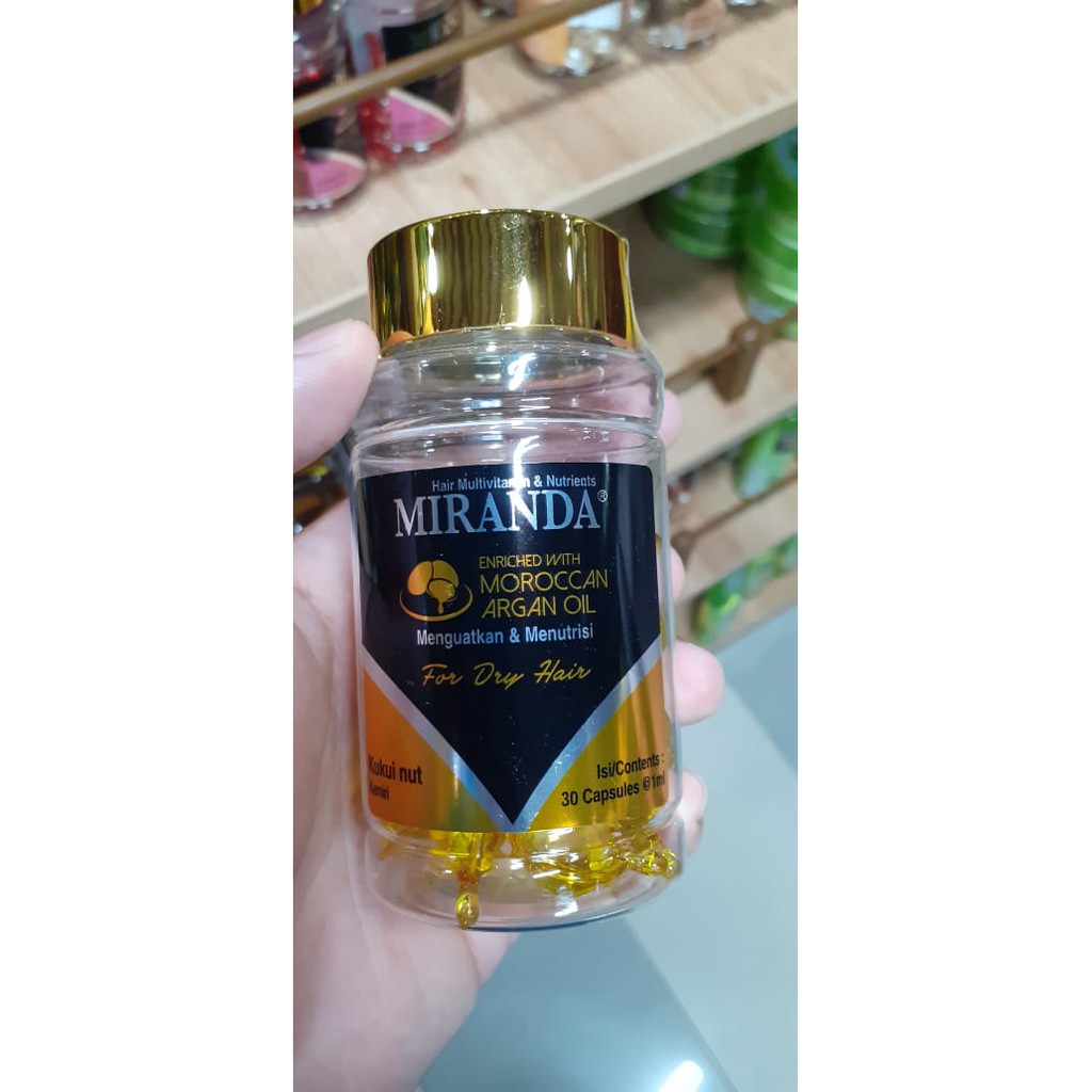 MIRANDA HAIR MULTI VITAMIN &amp; NUTRIENTS JAR ISI 30 CAPSULE