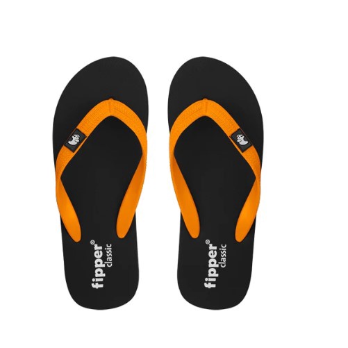 Sandal Fipper Classic Black Orange Jaffa Original