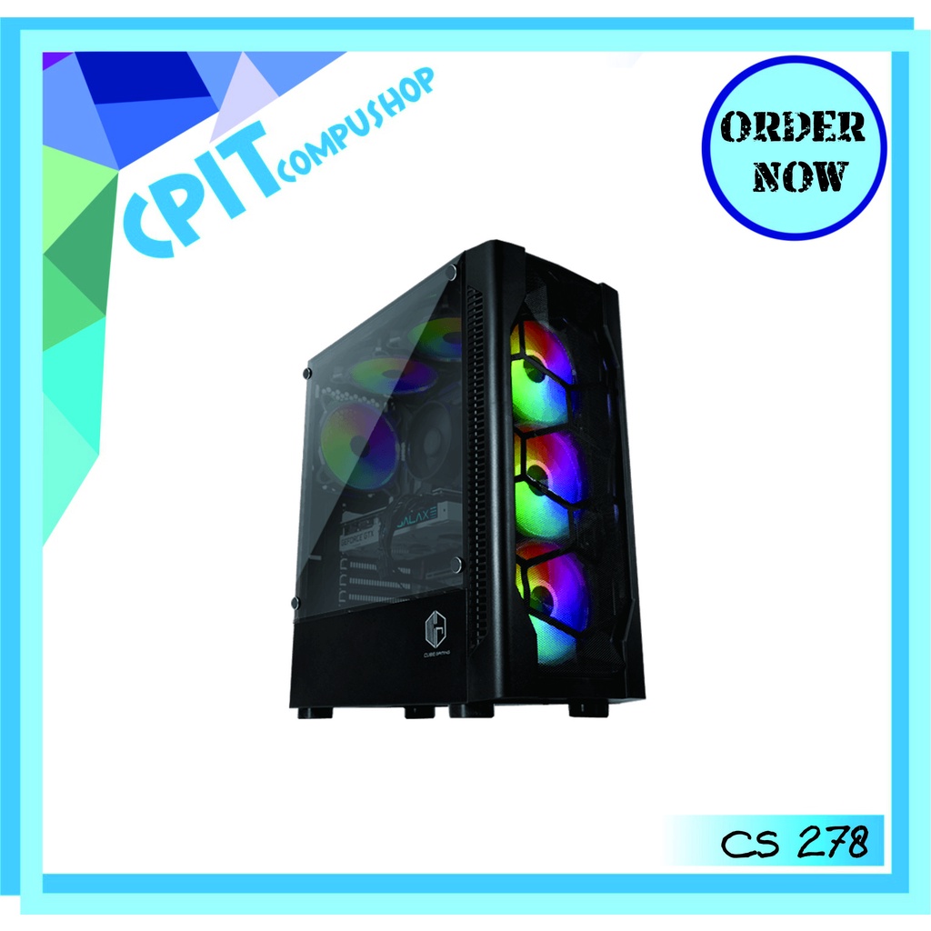 Cube Gaming Byron - ATX CASE - Black